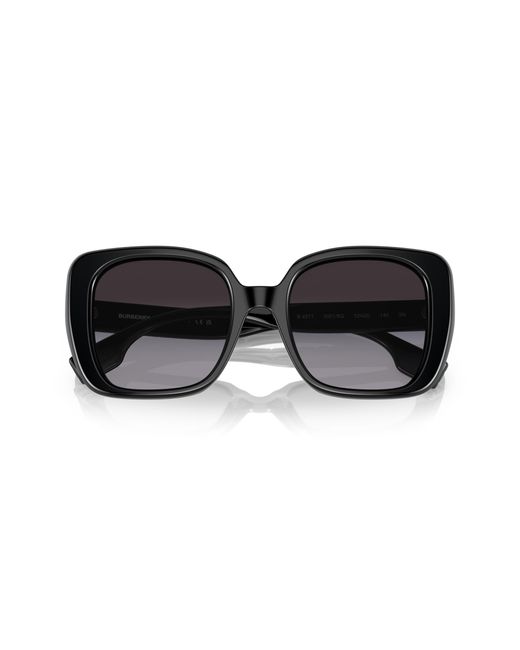 Burberry Black Be4371 Helena 30018G Sunglasses Acetate Squared Normal Shaded
