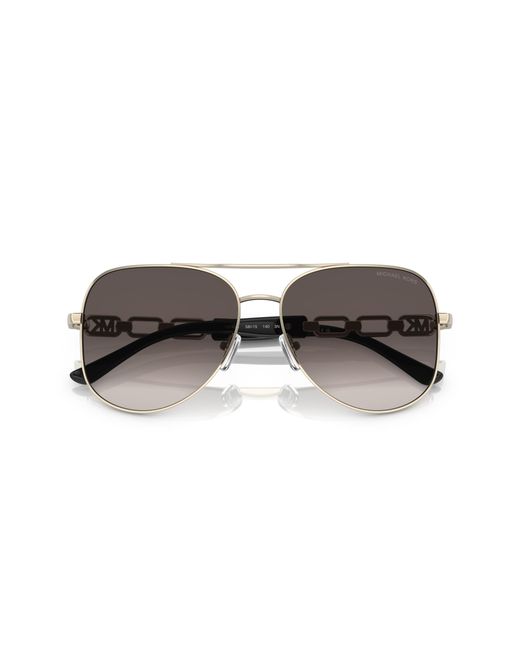 Michael Kors Black Mk1121 Chianti 10148G Sunglasses Metal Pilot Normal Shaded