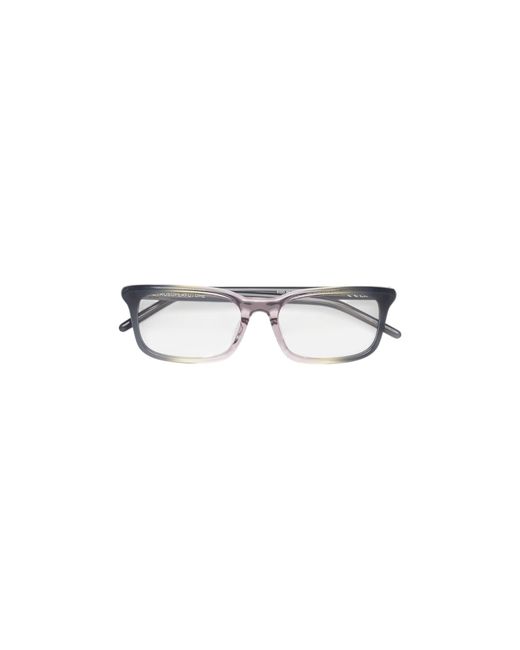 Retrosuperfuture Black Eqo Numero 146 Side Fade Optical Frames Acetate Squared