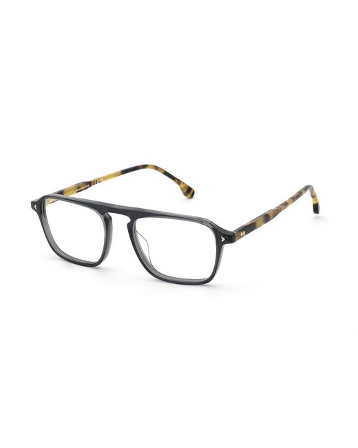 Lozza Black Vl4423 Capalbio 2 705 Optical Frames Acetate Geometric for men