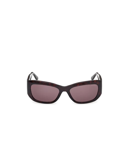 Guess Black Gu00253 52E Sunglasses Injected Squared Normal