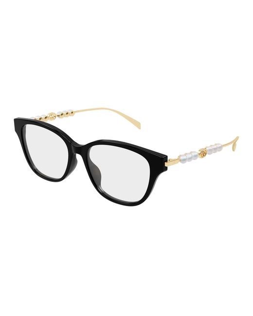 Gucci Black Gg1972Oa 001 Optical Frames Acetate Transparent Round