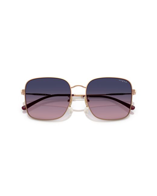Vogue Eyewear Black Vo4327Sd 5152I6 Sunglasses Metal Squared Normal Shaded
