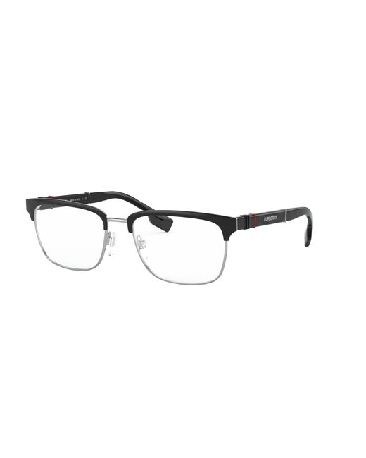 Burberry Black Be1348 Alba 1306 Optical Frames Metal Squared Normal for men