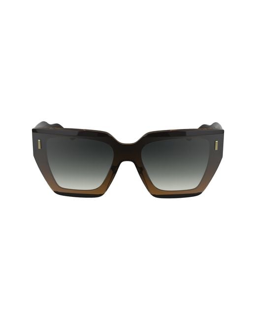 Calvin Klein Black Ck24533S 002 Sunglasses Acetate Squared Normal Shaded