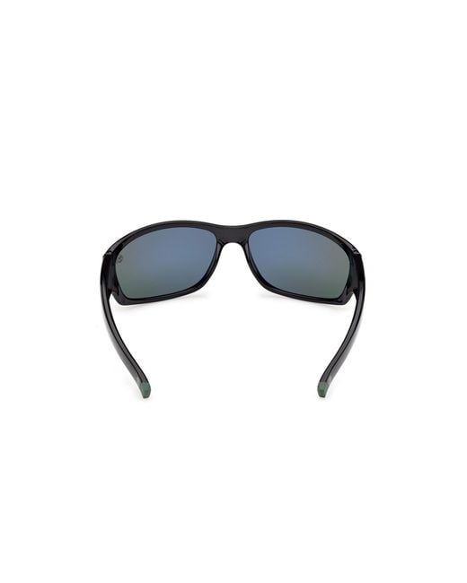 Timberland Black Tb00083 01R Sunglasses Injected Squared Polarized for men