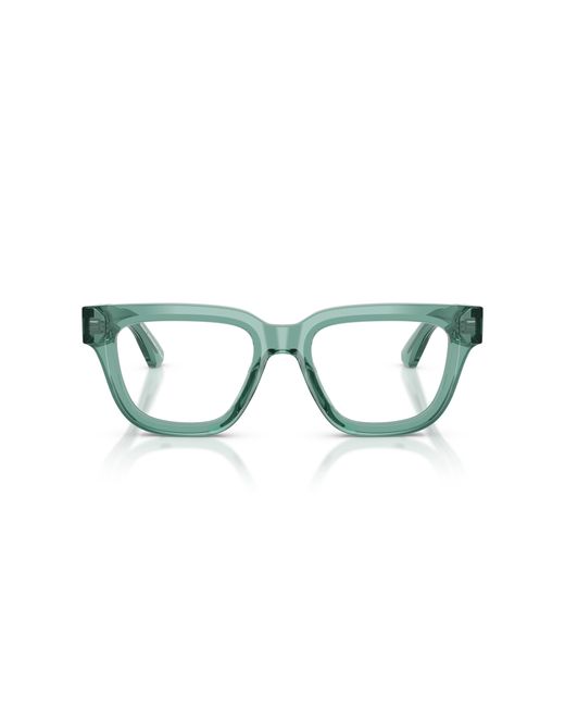 Emporio Armani Green Ea3281 6365 Optical Frames Acetate Transparent Geometric Normal