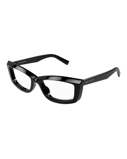 Saint Laurent Black Sl 658 Opt 001 Optical Frames Acetate Transparent Cat Eye