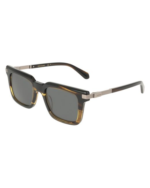 Ferragamo Black Sf2103S 323 Sunglasses Acetate Squared Normal for men