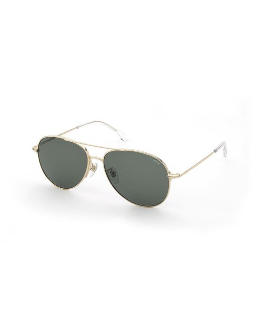 Lozza Black Sl2444 Gubbio 7 300K Sunglasses Metal Pilot Normal for men