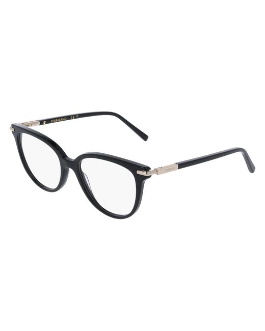 Ferragamo Black Sf3026 001 Optical Frames Acetate Butterfly Normal