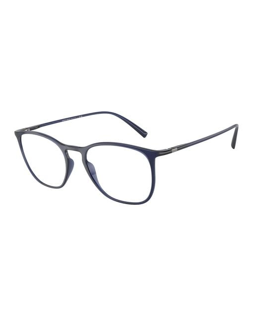 Giorgio Armani Black Ar7202 6003 Optical Frames Nylon Transparent Squared Normal for men