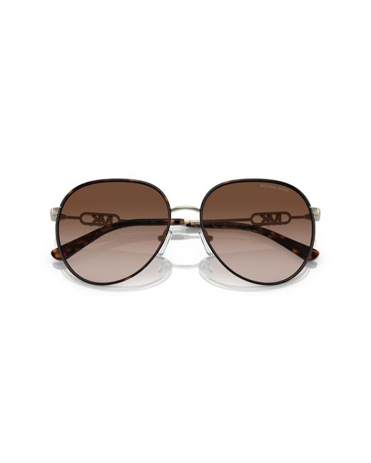 Michael Kors Black Mk1128J Empire 101413 Sunglasses Metal Pilot Normal Shaded
