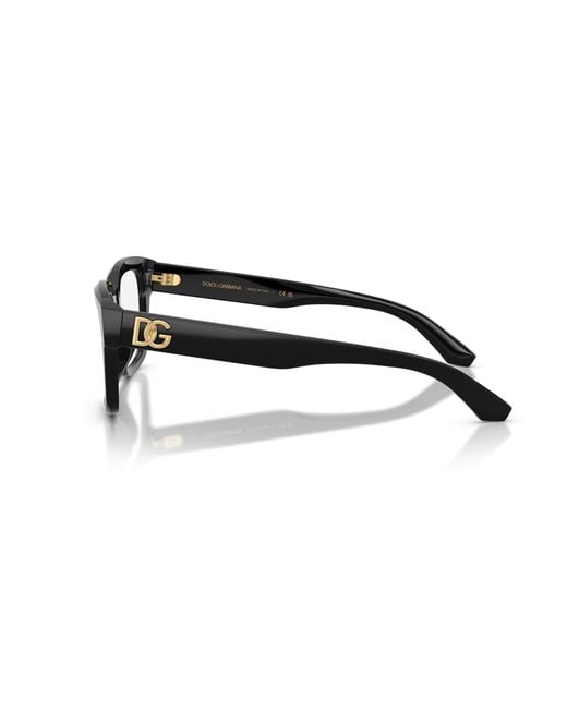 Dolce & Gabbana Black Dg3416 501 Optical Frames Acetate Squared Normal for men