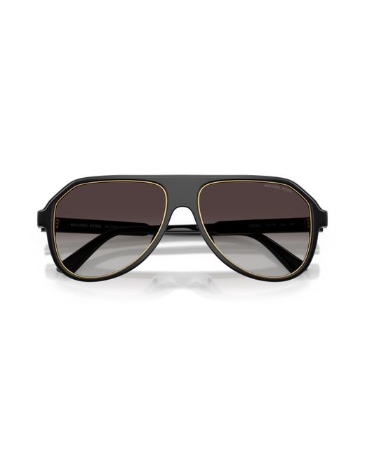 Michael Kors Black Mk2281U Molokai 30058G Sunglasses Injected Pilot Normal Nuanced for men
