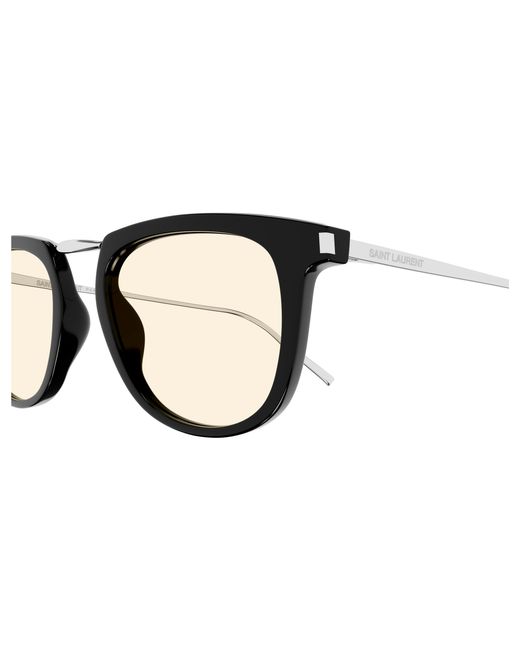 Saint Laurent Black Sl 753 Opt 001 Optical Frames Acetate Transparent Round
