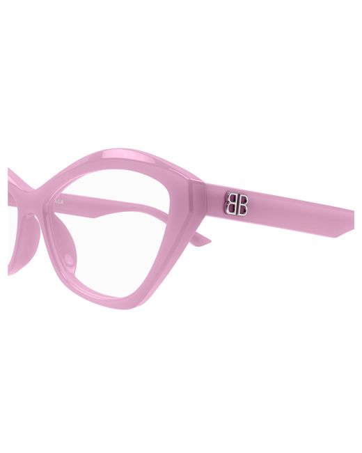 Balenciaga Black Bb0341O 007 Optical Frames Acetate Transparent Cat Eye