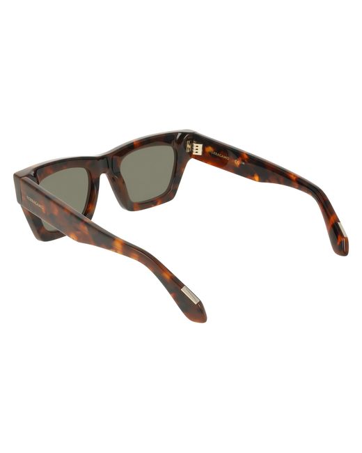 Ferragamo Black Sf2105S 240 Sunglasses Acetate Cat Eye Normal