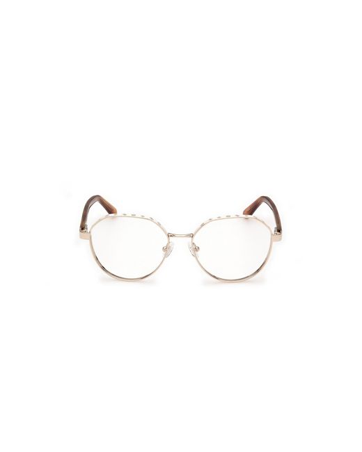 Guess Black Gu50124 032 Optical Frames Metal Round Normal
