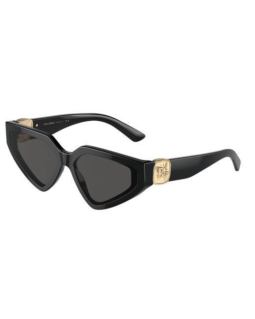 Dolce & Gabbana Black Dg4469 501/87 Sunglasses Acetate Butterfly Normal