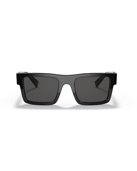 Prada Black Pr 19Ws 1Ab5S0 Sunglasses Acetate Squared Normal for men