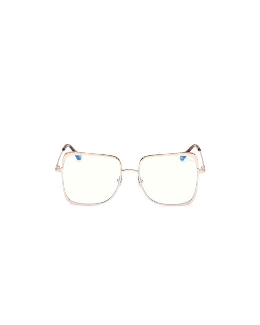 Tom Ford Black Ft6098-B 030 Optical Frames Titanium Geometric Normal