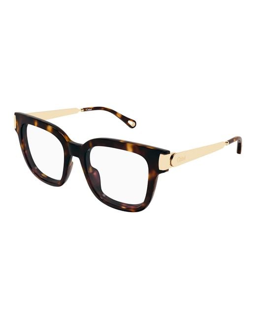 Chloé Black Ch0353O 002 Optical Frames Acetate Transparent Squared