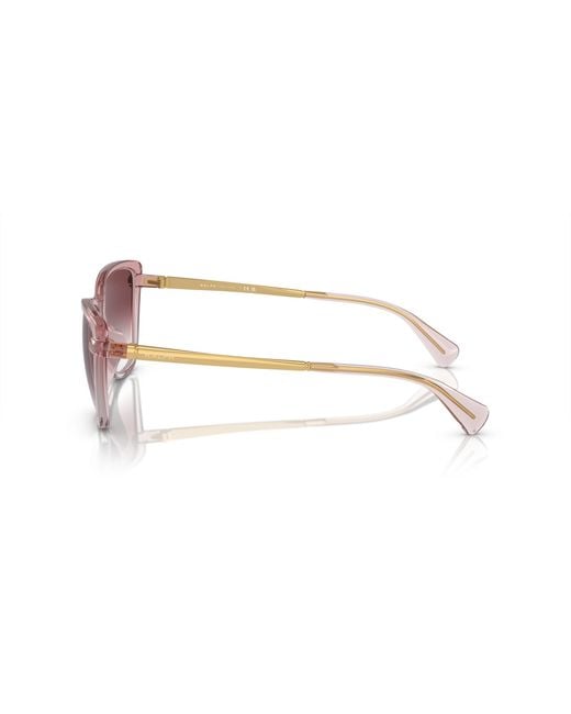 Ralph Lauren Black Ra5308U 61258H Sunglasses Injected Cat Eye Normal Shaded