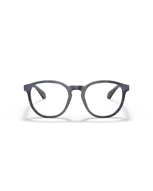 Giorgio Armani Black Ar7216 5943 Optical Frames Acetate Transparent Pantos Normal for men