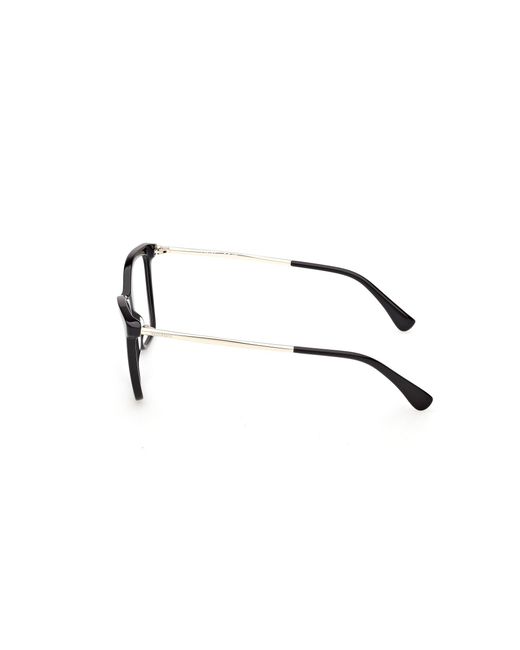 Max Mara Black Mm5235 052 Optical Frames Acetate Round Normal