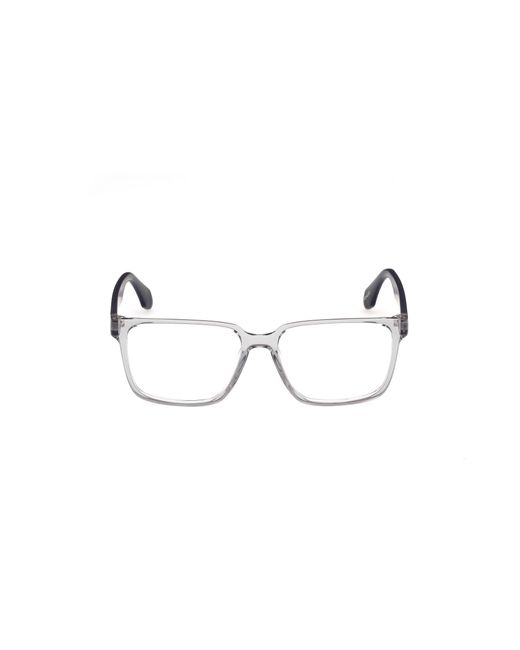 Adidas Black Or5093 020 Optical Frames Injected Squared Normal for men