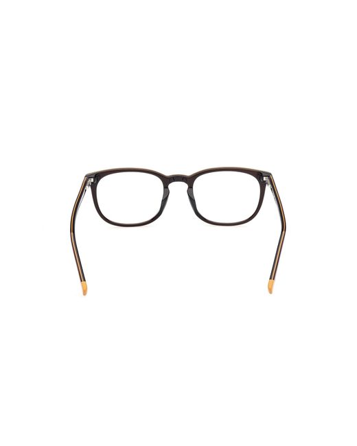 Timberland Black Tb50096-H 062 Optical Frames Acetate Round Normal for men