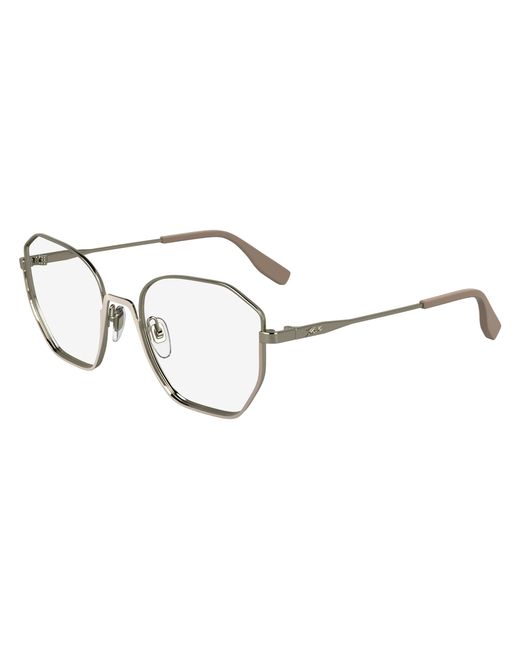 Karl Lagerfeld Black Kl356 264 Optical Frames Metal Squared Normal