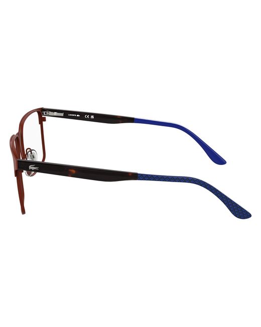 Lacoste Black L2314 601 Optical Frames Metal Squared Normal for men
