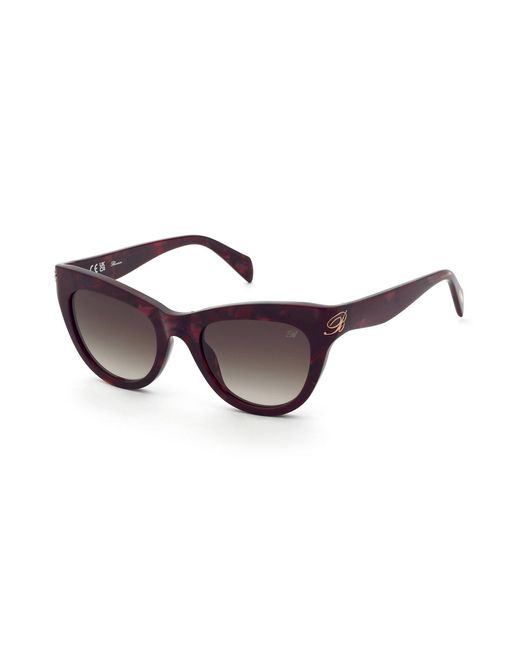 Blumarine Black Sbm904 09E7 Sunglasses Acetate Cat Eye Normal Nuanced