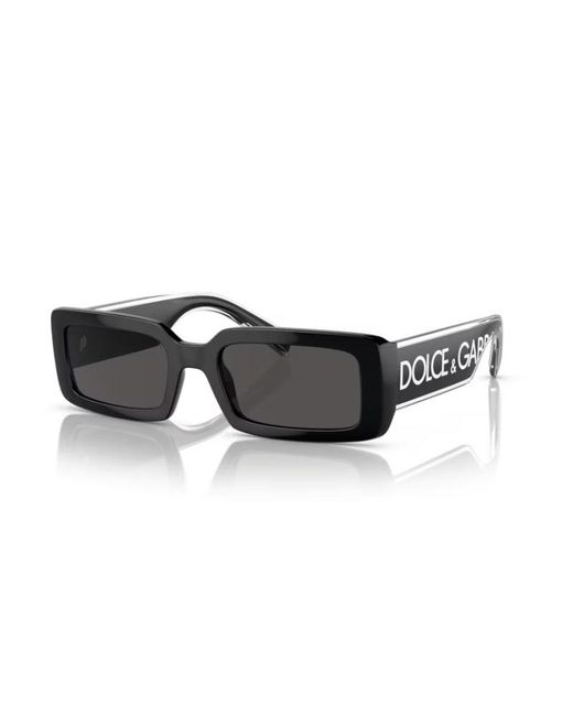 Dolce & Gabbana Black Dg6187 501/87 Sunglasses Injected Squared Normal