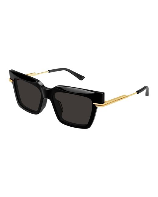 Bottega Veneta Black Bv1242S 001 Sunglasses Acetate Butterfly