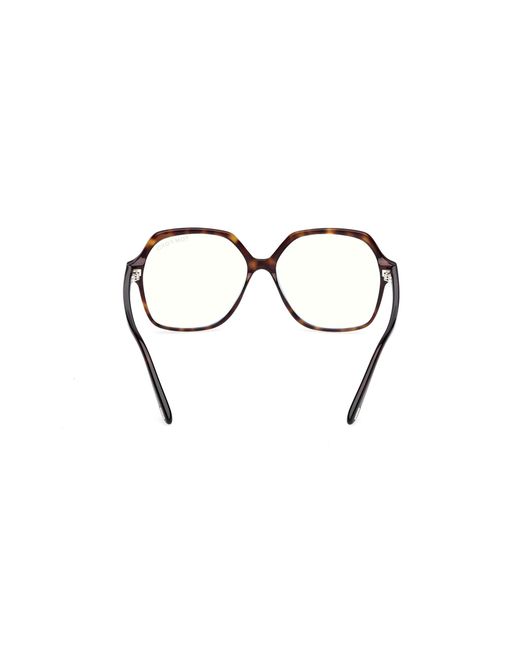 Tom Ford Black Ft6062-B 071 Optical Frames Acetate Geometric Normal