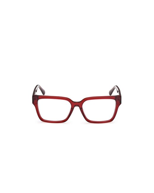 MAX&Co. Black Mo5179 066 Optical Frames Acetate Squared Normal