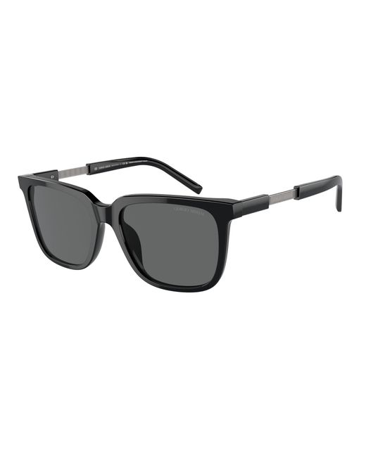 Giorgio Armani Black Ar8202U 587587 Sunglasses Acetate Pillow Normal for men