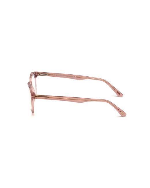 Tom Ford Black Ft5557-B 072 Optical Frames Acetate Round Anti- Light