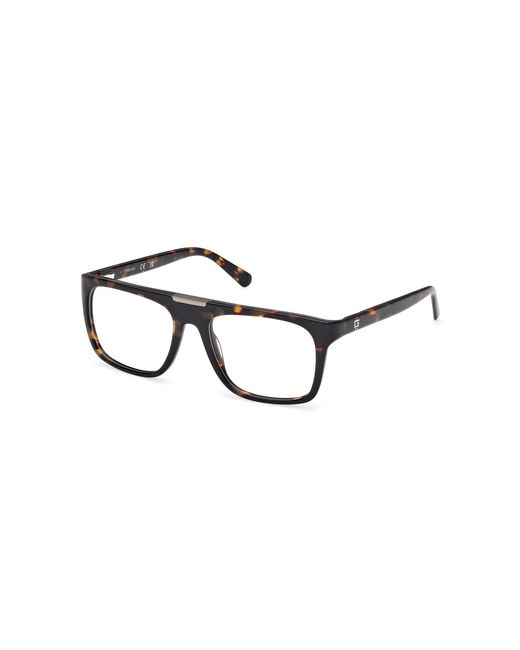 Guess Black Gu50328 052 Optical Frames Acetate Squared Normal for men