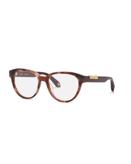 Roberto Cavalli Black Vrc160M 01Gq Optical Frames Acetate Geometric