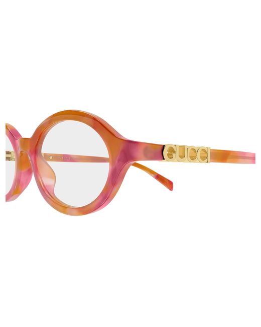 Gucci Black Gg2153O 004 Optical Frames Acetate Transparent Round