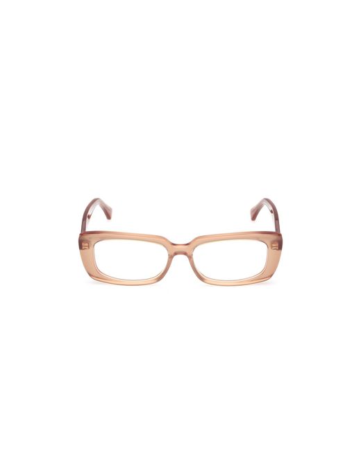 Max Mara Black Mm5209 045 Optical Frames Acetate Squared Normal