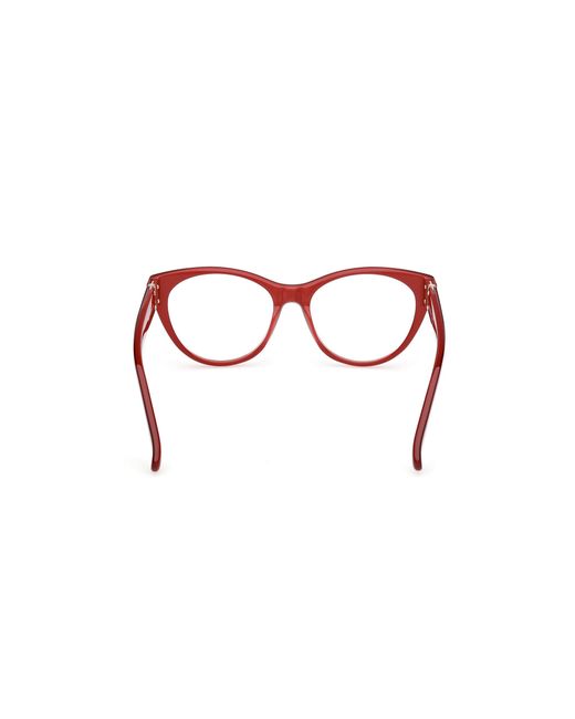 Max Mara Black Mm5205 069 Optical Frames Acetate Round Normal