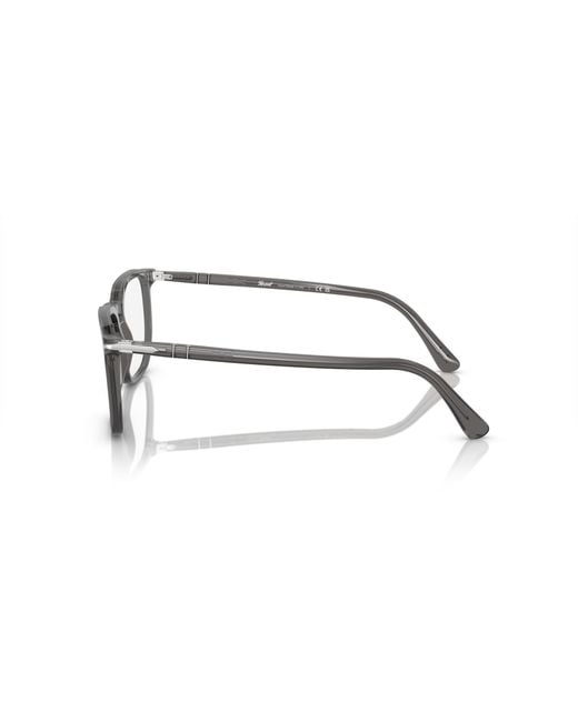 Persol Black Po3339V 1196 Optical Frames Acetate Transparent Squared Normal