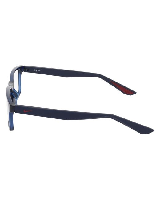 Nike Black 7416 410 Optical Frames Bio-Injected Squared Normal for men