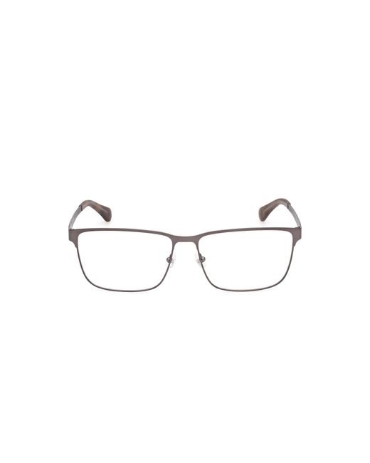 Timberland Black Tb50036 007 Optical Frames Metal Squared Normal for men