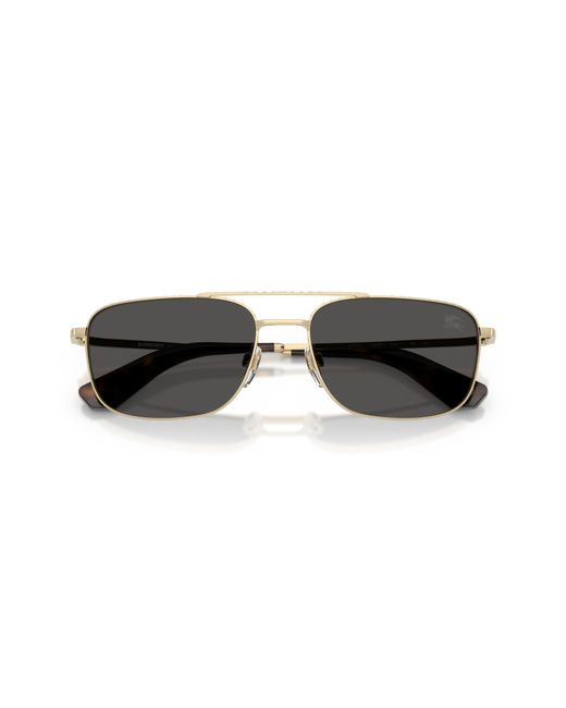 Burberry Black Be3170 110987 Sunglasses Metal Pilot Normal for men